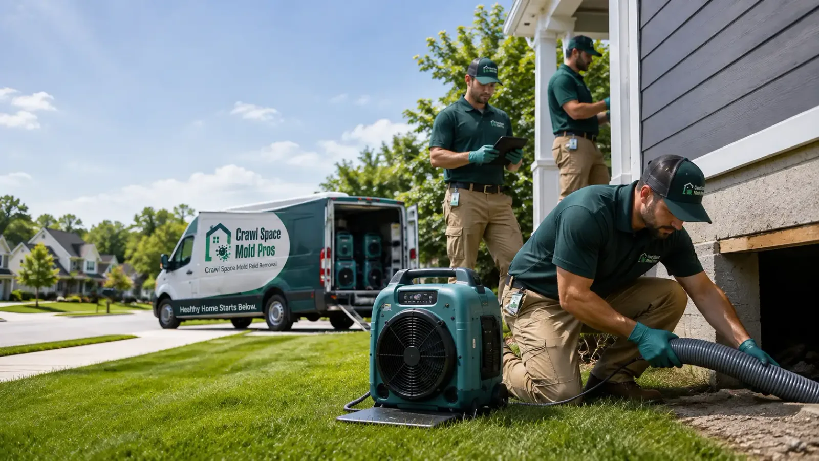 Crawl Space Mold Removal in Gibsonburg, OH
